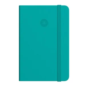Cuaderno con gomilla antartik notes tapa dura a6 hojas cuadricula turquesa 100 hojas 80 gr fsc Mejor Calidad