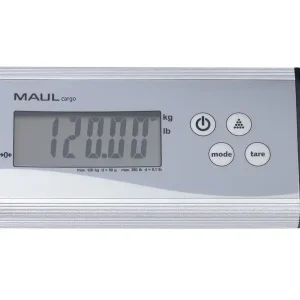 Imprescindible (Must-Have) Bascula para paquetes maul cargo con visor separado 120 kg precision pesaje 50 gr color acero inoxidable