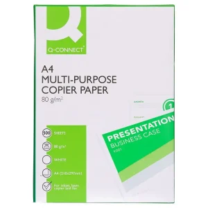 Papel fotocopiadora q-connect economy din A4 80 gramos paquete de 500 hojas Compra Hoy
