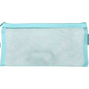 Bolsa zipper bag liderpapel poliester transpirable multiusos ticket 230x115 mm azul pastel Precio De Oferta