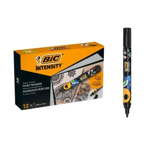 Rotulador bic intensity paint marker color negro Solo Hoy