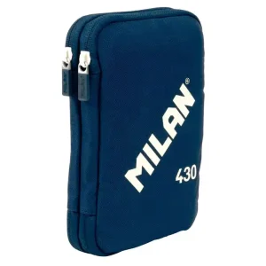Plumier escolar milan 430 since 1918 doble con accesorios color azul 195x50x130 mm Bestseller