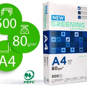 Oferta Papel Fotocopiadora Liderpapel Greening Din A4 80 Gramos Paquete de 500 Hojas