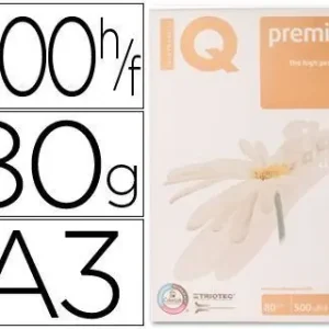 AutÃ©ntico Papel Fotocopiadora Iq Premium Din A3 80 Gramos Paquete de 500 Hojas