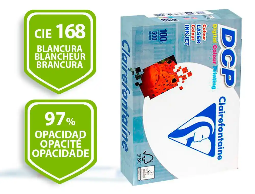 Precio Económico Papel blanco Clairefontaine DCP A4 100 gr.(500 hojas)