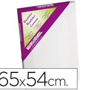 Bastidor Lidercolor 15F Lienzo Grapado Lateral Algodon 100% Marco Pawlonia 1,8X3,8 cm Bordes Madera 65X54 Cm Rebajas