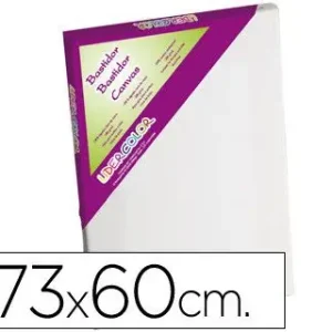 Bastidor Lidercolor 20F Lienzo Grapado Lateral Algodon 100% Marco Pawlonia 1,8X3,8 cm Bordes Madera 73X60 Cm Precio De FÃ¡brica