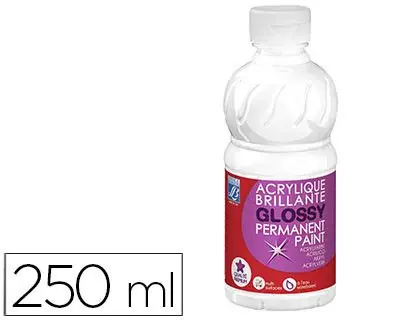 Pintura Acrilica L&B Brillo Blanco Bote de 250 Ml Ãltimas Unidades