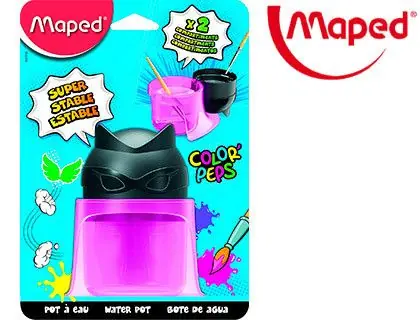 Limpiador de pinceles maped color peps 2 compartimentos superheroes Precio De Fábrica