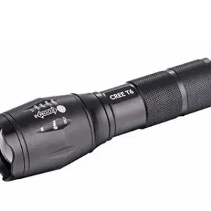 Linterna q-connect telescopica aluminio modo alumbrado alto medio bajo estroboscopio sos apagado 3 pilas aaa EdiciÃ³n Limitada