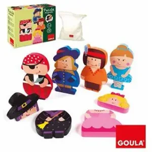 Alta Calidad Puzzle goula infantil personajes magneticos