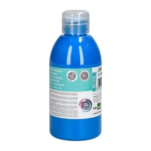 Certificado Pintura acrilica liderpapel bote de 250 ml cian