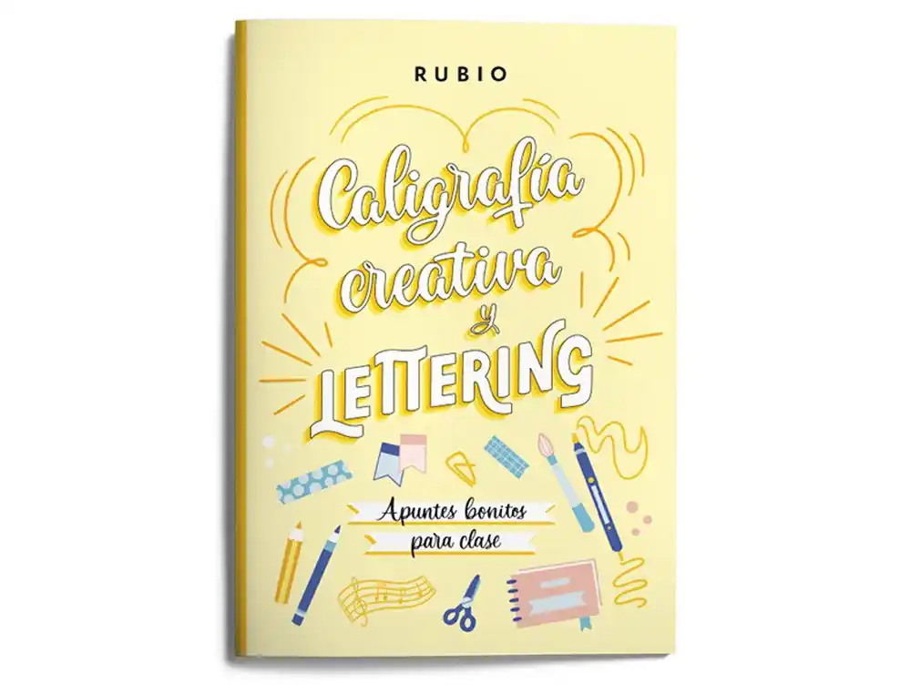 Cuaderno rubio lettering caligrafia creativa apuntes bonitos para clase Auténtico