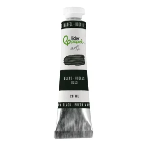 Pintura al oleo liderpapel tubo de aluminio de 20 ml color negro marfil Comprar En LÃ­nea