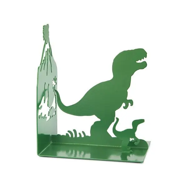 Sujeta Libros Metal Balvi Jurassic Verde SÃºper Precio