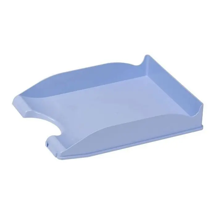 Bandeja Sobremesa Apilable Plastico Azul Pastel Moderno