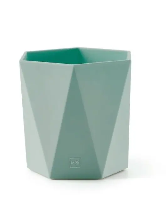 Cubilete Plastico Verde Mr Artesanal