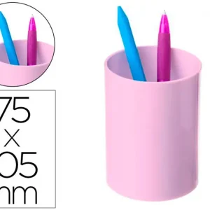 Cubilete Portalapices Archivo 2000 Ecogreen 100% Reciclado Rosa Pastel Mejor Calidad