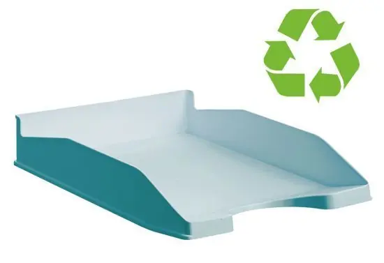 Bandeja Sobremesa Apilable Archivo 2000 Ecogreen para A4 y Folio 742 Azul Pastel Profesional