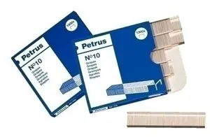 Grapas Petrus Galvanizadas Nº 10 Caja 1000 ud Hecho A Mano