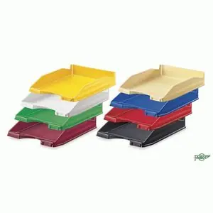 Bandeja Sobremesa Apilable Plastico Azul Favorito De Clientes