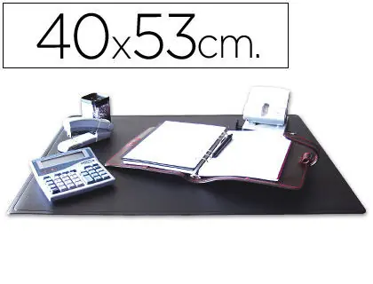 Exclusivo Vade Sobremesa Q-Connect Negro 40X53 cm