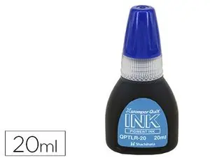 Tinta X'stamper Quix para Sellos Azul Bote de 20 Ml EnvÃ­o Inmediato