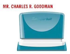 GarantÃ­a De DevoluciÃ³n De Dinero Sello X'stamper Quix Personalizable Color Rojo Medidas 4X60 mm Q-05