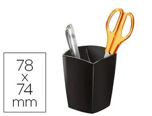 Cubilete Portalapices Cep Magnetico Negro 78X74X95 mm Precio Rebajado