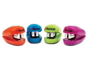 Grapadora Rexel Buddy + Caja Grapas Capacidad 10 Hojas Colores Surtidos Precio De Oferta