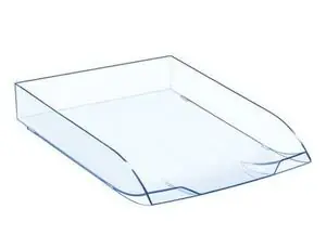 Bandeja Sobremesa Cep Confort Plastico Transparente Celeste 370X270X61 mm Bestseller