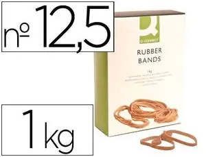 Ãltima Oportunidad Bandas Elasticas Q-Connect 1000 Gr 125 X 9 mm Numero 12,5
