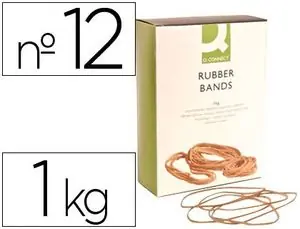 PromociÃ³n Gomillas Elasticas Q-Connect 1000 Gr NÂº 12 120 X 2 mm