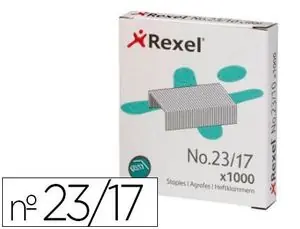A Buen Precio Caja 1000 Grapas Rexel Acero 23/17