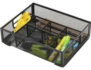 Comprar En LÃnea Organizador Sobremesa Rejilla Negra 6 Dptos 235X183X6