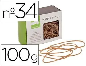 No Te Lo Pierdas Gomillas Elasticas Q-Connect 100 Gr 100X3 mm Numero 34