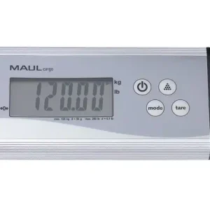Bascula para Paquetes Maul Cargo con Visor Separado 120 Kg Precision Pesaje 50 Gr Color Acero Inoxidable EnvÃ­o Gratis