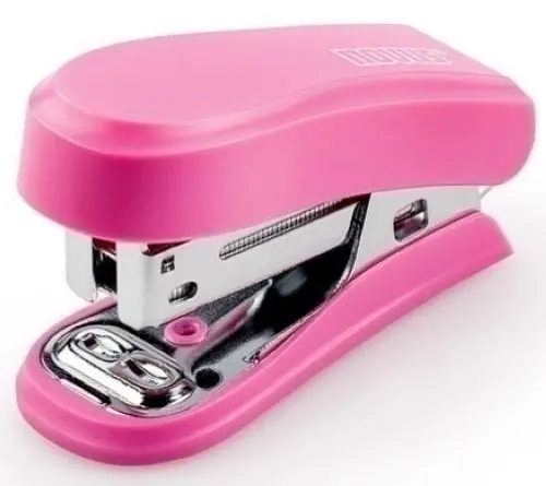 Económico Grapadora Novus Mini (12H) Rosa (Incl. Caja 1000 Grapas 24/6)
