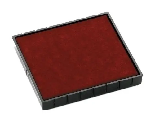 Mejor Calidad Almohadilla Colop E/53 Rojo