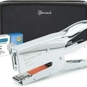 Artesanal Grapadora Tenaza Rapesco Porpoise One (45H) Cromada