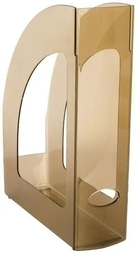 EnvÃo Inmediato Revistero Plastico 80Mm Traslucido Fume