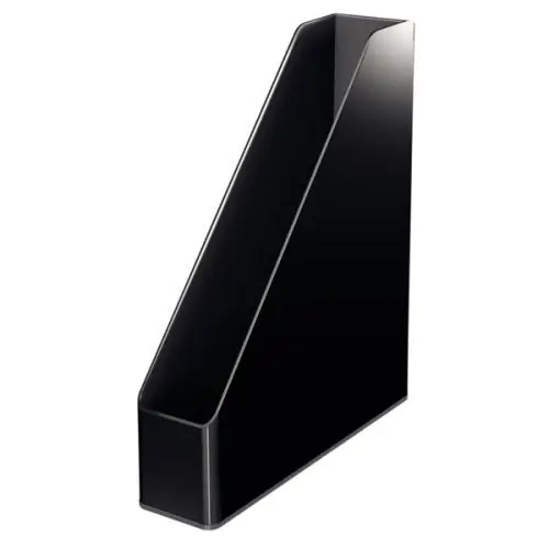 Revistero Plastico Leitz Dual Negro/antracita De Moda