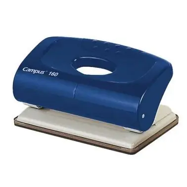 Gran Oferta Perforador Sobremesa Campus University 160 20 Hojas Azul