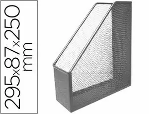 Solo Por Tiempo Limitado Revistero Metalico Q-Connect Rejilla Gxa29 Gris 87X295X250 mm