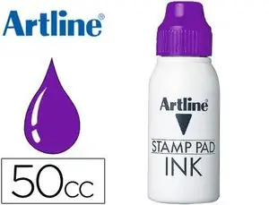 Tinta Tampon Artline Violeta -Frasco de 50 Cc Precio Reducido