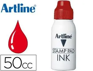 Tinta Tampon Artline Roja -Frasco de 50 Cc Compra Hoy