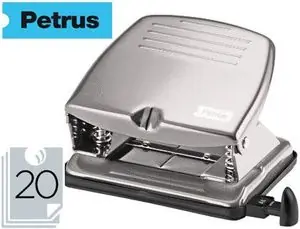 Favorito De Clientes Taladrador Petrus 65 C Cromado -Capacidad 20 Hojas