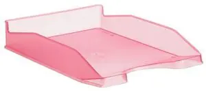 Bandeja Sobremesa Apilable Archivo 2000 Ecogreen para A4 y Folio 742 Fucsia Traslucido Oferta Flash