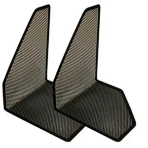 Sujeta Libros Metal Rejilla 6" Negro Pack 2 ud Mejor Calidad