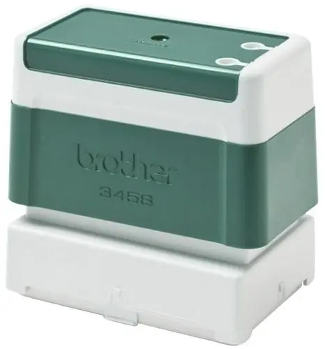 Sello Personalizable Entintado Automatico Brother 34 X 58 mm Verde Pack 6 ud Moderno